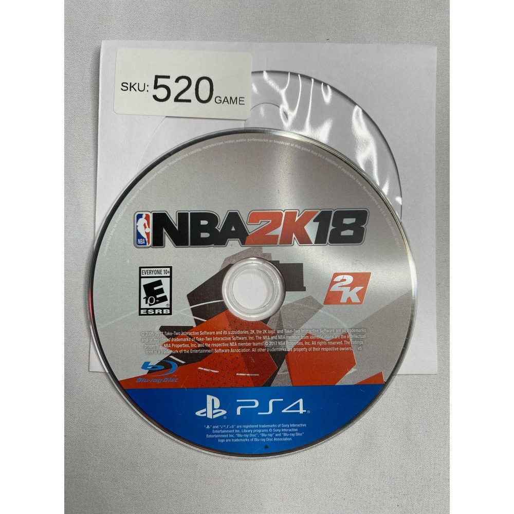 NBA 2K18 Sony PlayStation 4 Video Game Disc Only